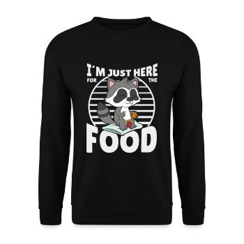 Rat de lavage - Sweat-shirt Unisexe - noir - Devant - Alina (178cm) & Michal (187cm)