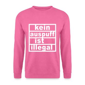 Moped Design für einen Mopedfahrer - Unisex Pullover - Pink - Vorne