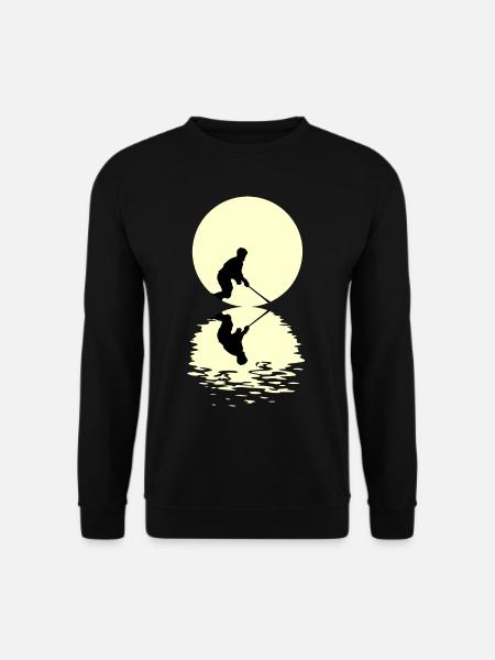 Bandy moon - Unisex Sweatshirt - black