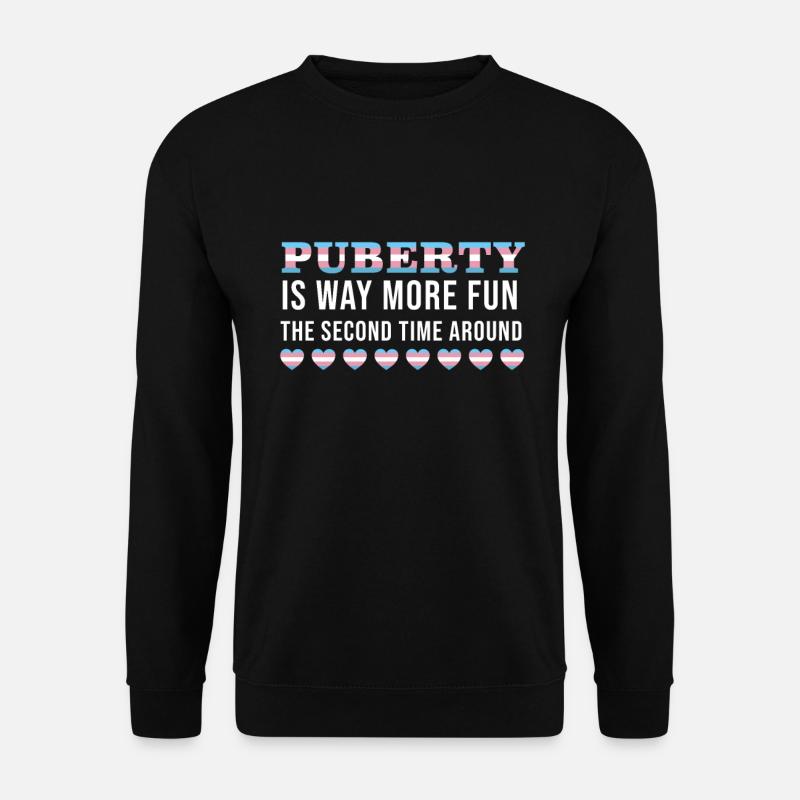 Transgenre Genderqueer Trans - Sweat-shirt Unisexe - noir