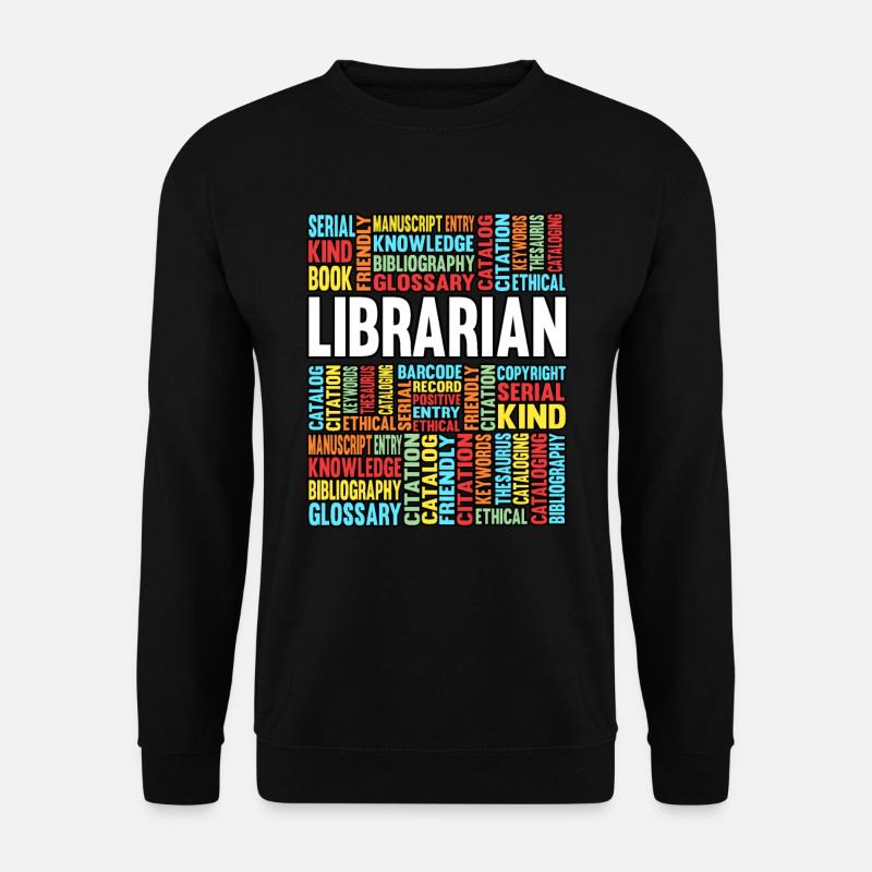 Library Book E-Book Thriller Writer - Unisex Sweatshirt - black