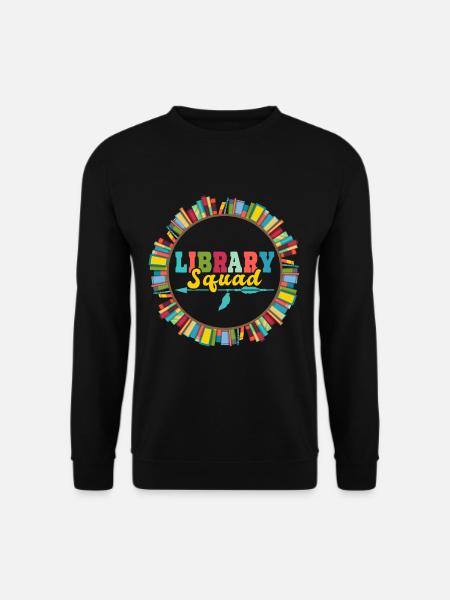 Library Book E-Book Thriller Writer - Unisex Sweatshirt - black