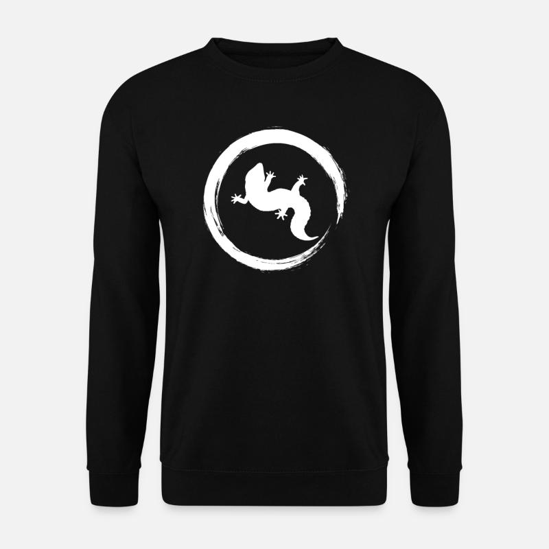 leopard gecko - Unisex Pullover - Schwarz