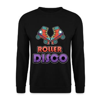 Roller Disco patineuse - Sweat-shirt Unisexe - noir - Devant - Alina (178cm) & Michal (187cm)