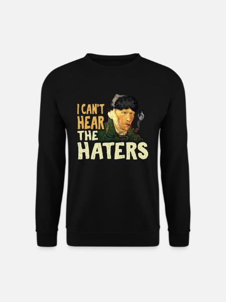 Van Gogh Spruch Künstler Kunst - Unisex Pullover - Schwarz