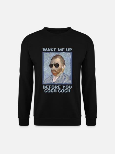 Van Gogh Spruch Künstler Kunst - Unisex Pullover - Schwarz