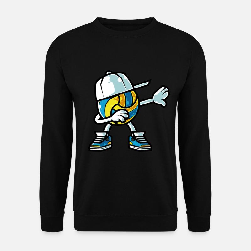 Volleyball Training Motiv Volleyball Mannschaft - Unisex Pullover - Schwarz
