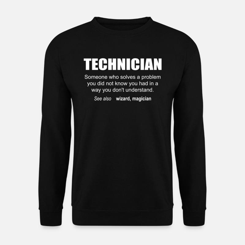 Technician Description - Unisex Pullover - Schwarz
