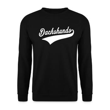 Dachshund Great Christmas Gift - Unisex Pullover - Schwarz - Vorne - Alina (178cm) & Michal (187cm)