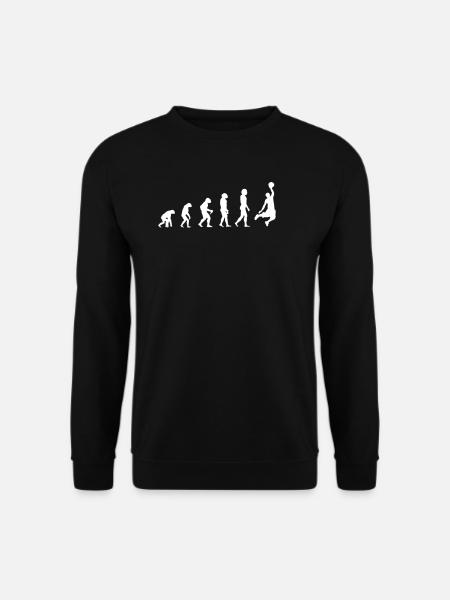 evolution of basketball - Unisex Sweatshirt - black