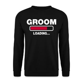 Groom - Unisex Pullover - Schwarz - Vorne - Alina (178cm) & Michal (187cm)