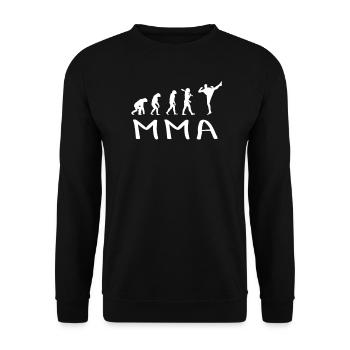 Mma Evolution - Unisex Pullover - Schwarz - Vorne - Alina (178cm) & Michal (187cm)