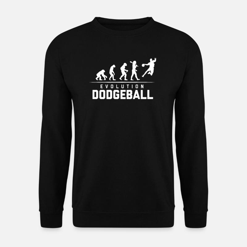 ÉVOLUTION DU DODGEBALL - Sweat-shirt Unisexe - noir