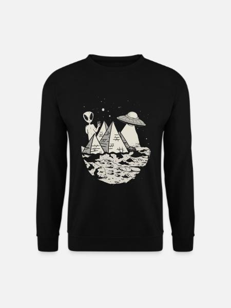 Ancient astronaut design for an alien theorate - Unisex Sweatshirt - black