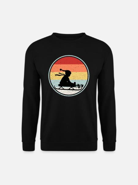 Sledding Tee For Father - Unisex Pullover - Schwarz