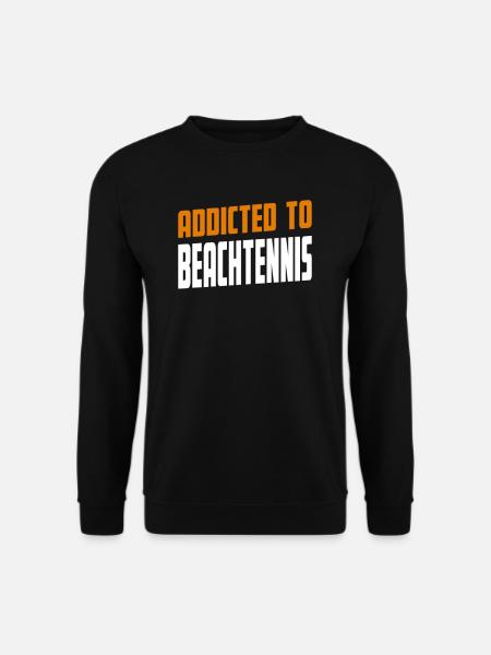 Accro au Beach Tennis Beach Tennis Présent - Sweat-shirt Unisexe - noir