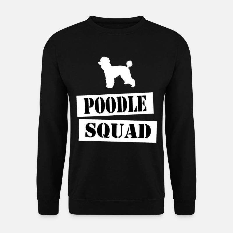 join the poodle squad - Unisex Sweatshirt - black