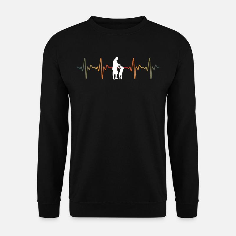 Thé Papa Rétro - Sweat-shirt Unisexe - noir