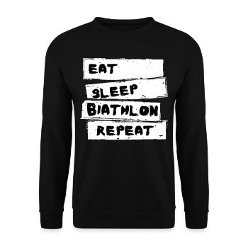 Biathlon - T-shirt de ski - Sweat-shirt Unisexe - noir - Devant - Alina (178cm) & Michal (187cm)