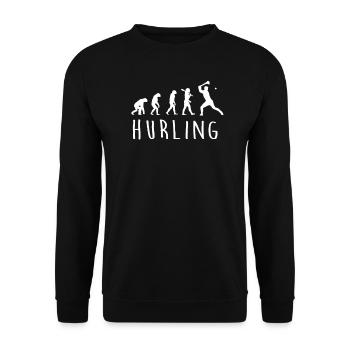 Hurling Evolution - Unisex Pullover - Schwarz - Vorne - Alina (178cm) & Michal (187cm)