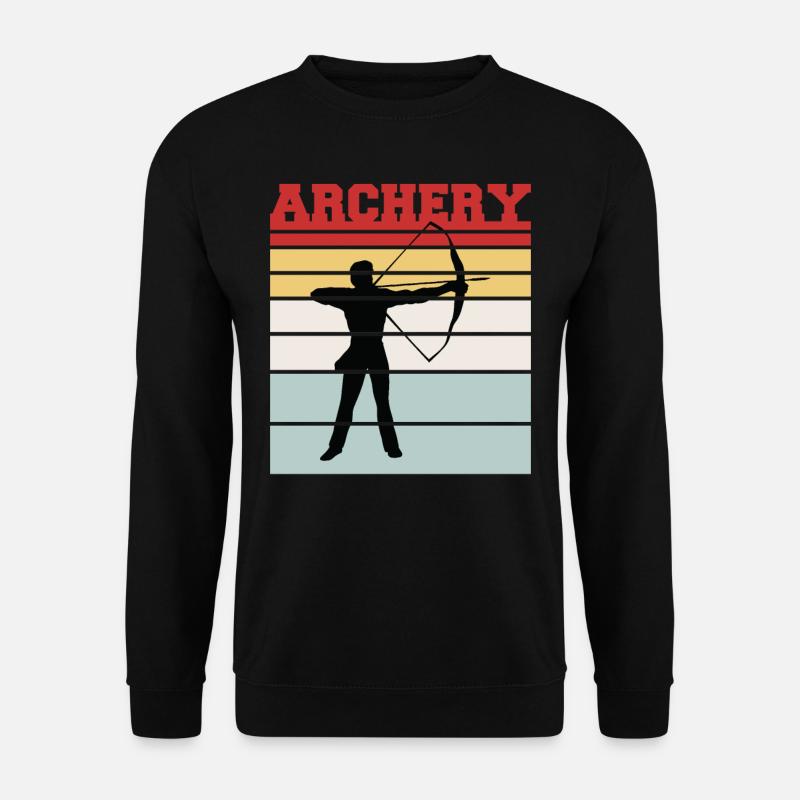 Retro Archery Team Tea - Unisex Sweatshirt - black