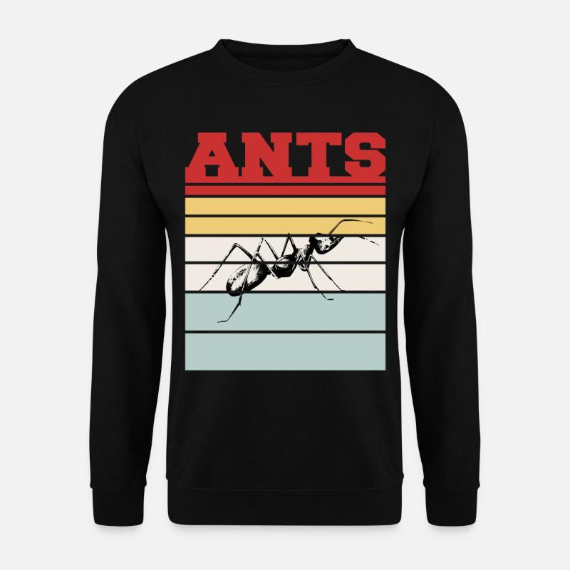 ANTS - Unisex Pullover - Schwarz