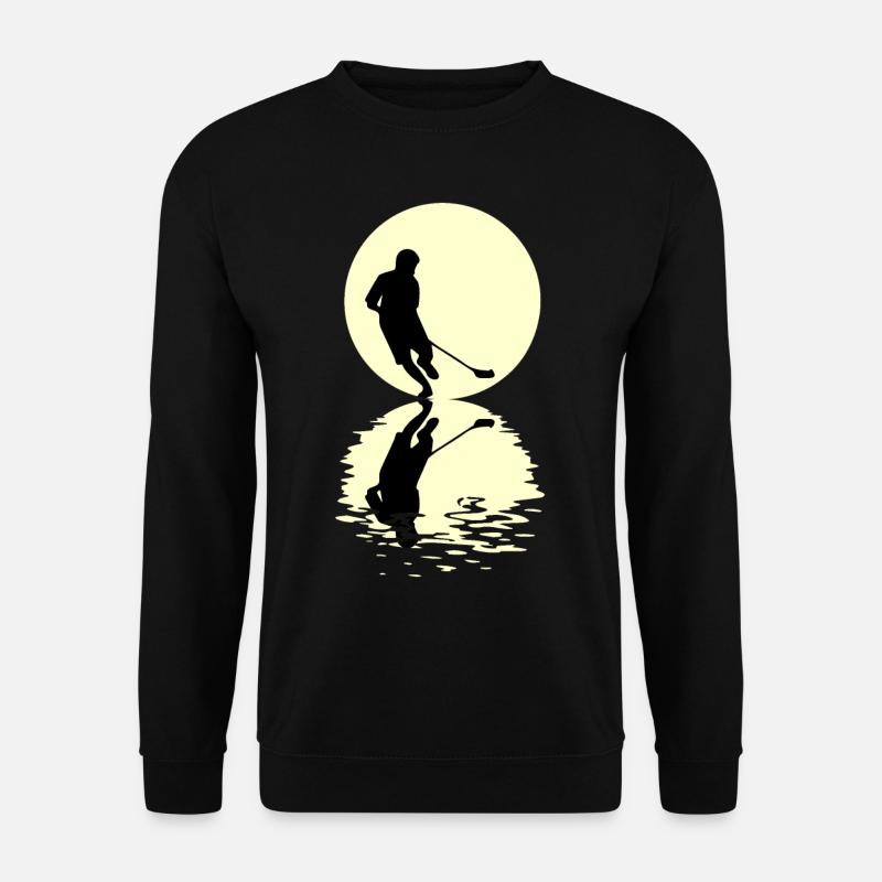 Boule de sol Lune - Sweat-shirt Unisexe - noir