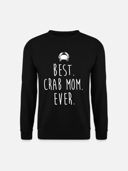 CRAB SHIRT FOR YOUR MOTHER - Unisex Pullover - Schwarz