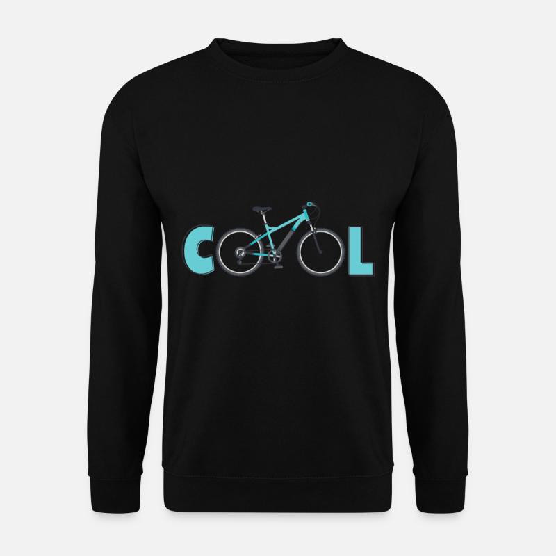Cool Bicycle Mountain Biking - Unisex Sweatshirt - black