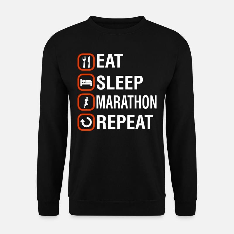 Funny Marathon Bday Gift - Unisex Sweatshirt - black