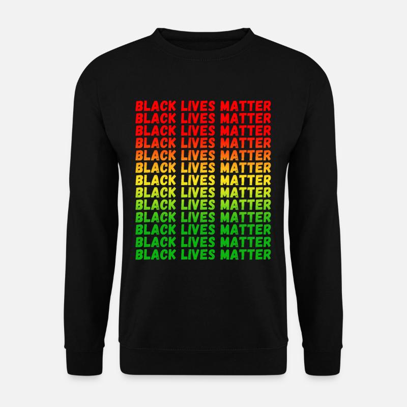 Black Lives Matter Melanin Kings Queens - Unisex Pullover - Schwarz