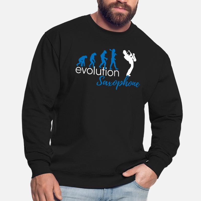 Évolution du saxophone Sweat-shirt Unisexe