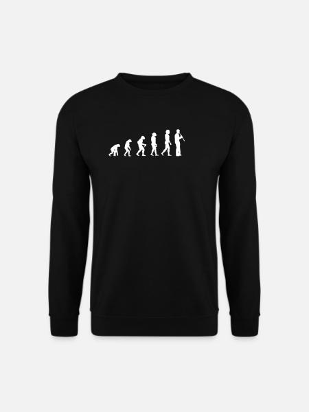 evolution of clarinet - Unisex Sweatshirt - black