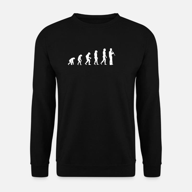 évolution de la clarinette - Sweat-shirt Unisexe - noir