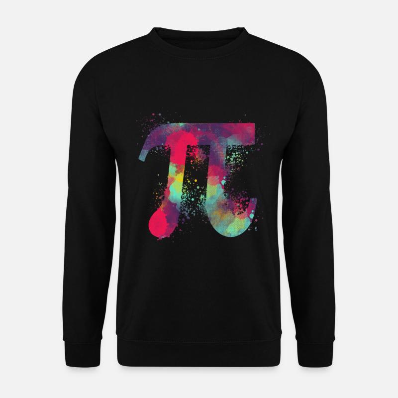 Pi Paint Pi Day Mathematic March 14 3 14 Math - Unisex Pullover - Schwarz