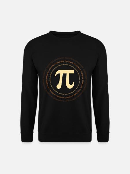 Happy Pi Day 3 14 Inifinite Mathematic Math Geek - Unisex Pullover - Schwarz