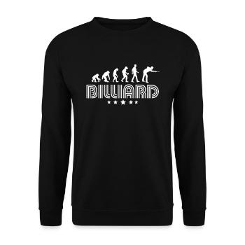 Evolution Of Billiard - Unisex Pullover - Schwarz - Vorne - Alina (178cm) & Michal (187cm)
