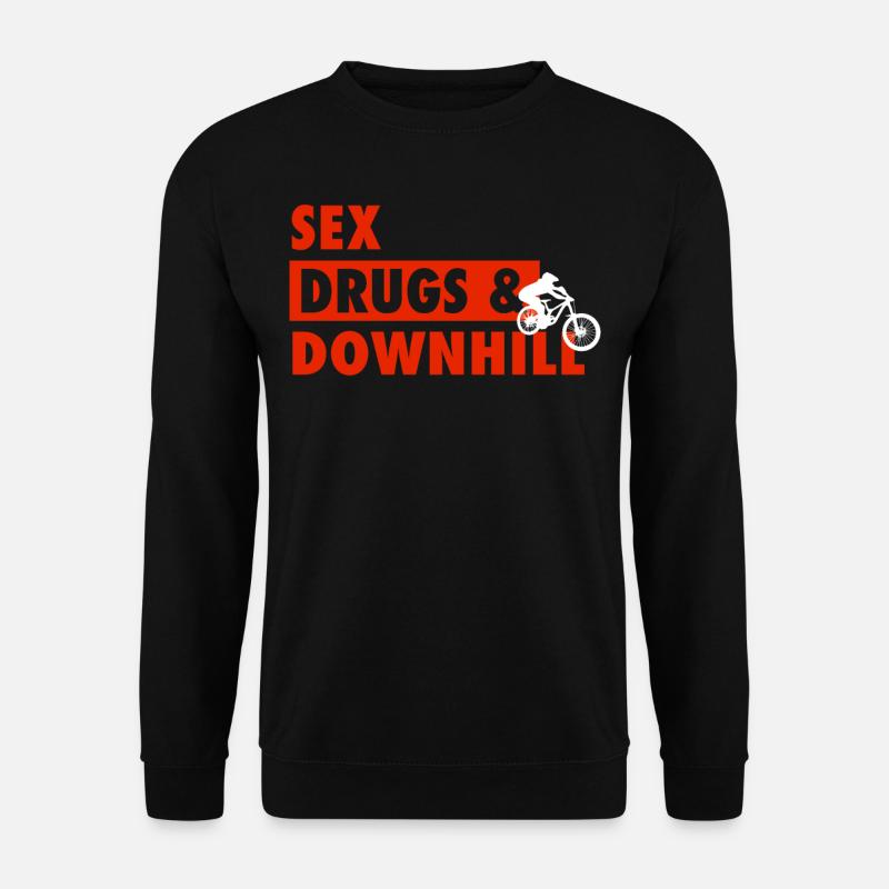 Drôle d’idée cadeau de descente - Sweat-shirt Unisexe - noir