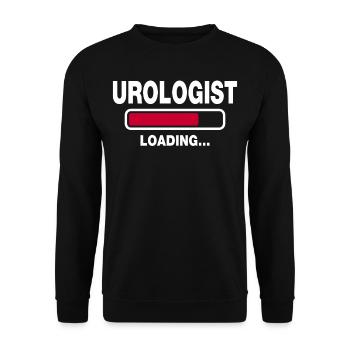 Urologist - Unisex Sweatshirt - black - Front - Alina (178cm) & Michal (187cm)