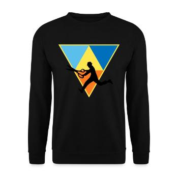 Éditeur en détresse - Sweat-shirt Unisexe - noir - Devant - Alina (178cm) & Michal (187cm)