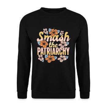 Féminisme Égalité féministe - Sweat-shirt Unisexe - noir - Devant - Alina (178cm) & Michal (187cm)