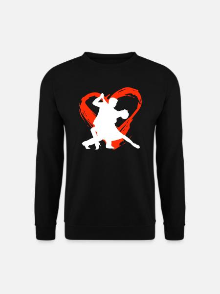 A Heart For Salsa - Unisex Sweatshirt - black