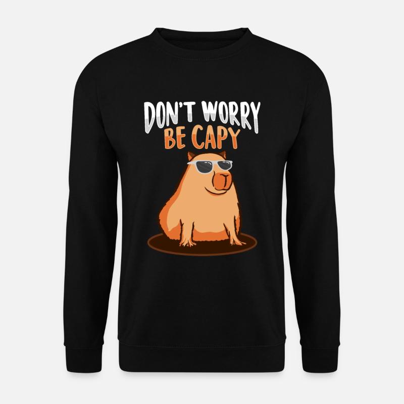 Capybara - Sweat-shirt Unisexe - noir