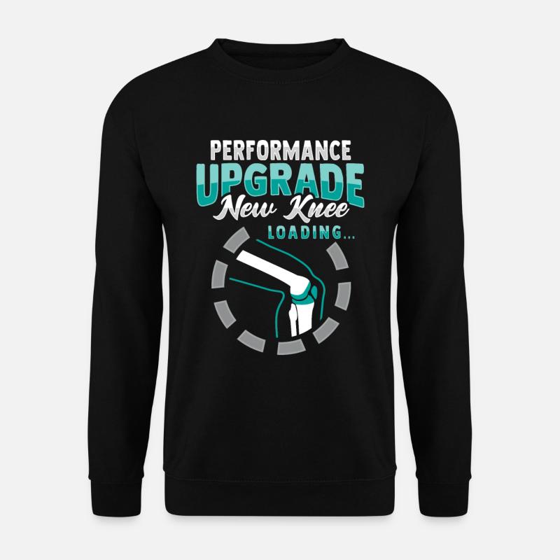 Künstliches Knie - Unisex Pullover - Schwarz