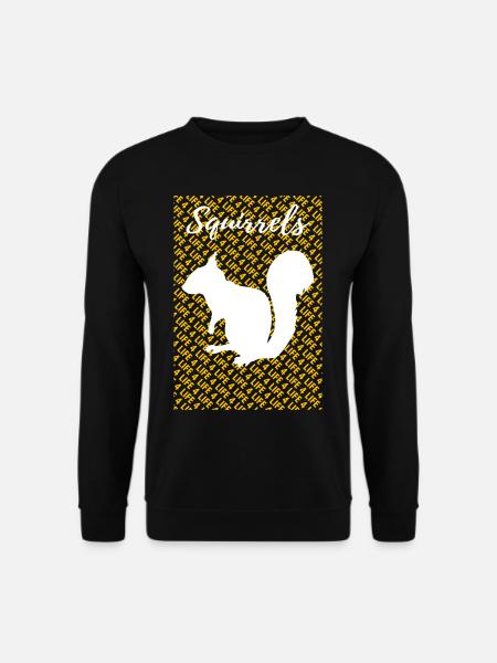 Burunduki Squirrel Tshirt - Unisex Sweatshirt - black