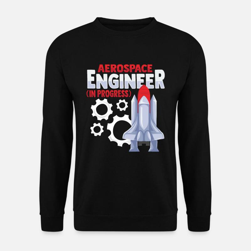 Ingénieur en aérospatiale - Sweat-shirt Unisexe - noir