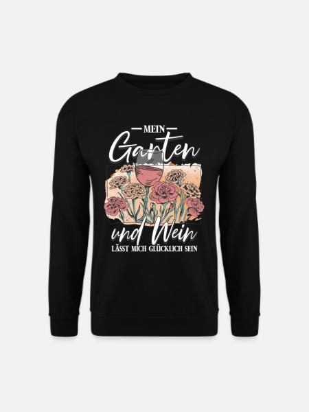 Mein Garten Gärtner - Unisex Pullover - Schwarz