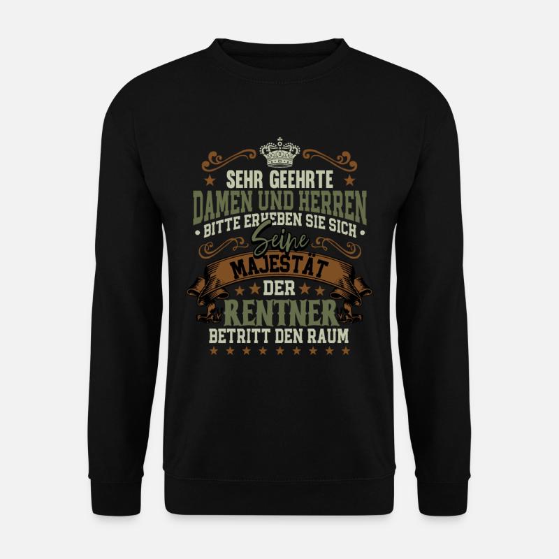 Rentner - Unisex Pullover - Schwarz