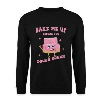 Baking Cakes Baker Design n Dessert Lovers - Unisex Sweatshirt - black - Front - Alina (178cm) & Michal (187cm)
