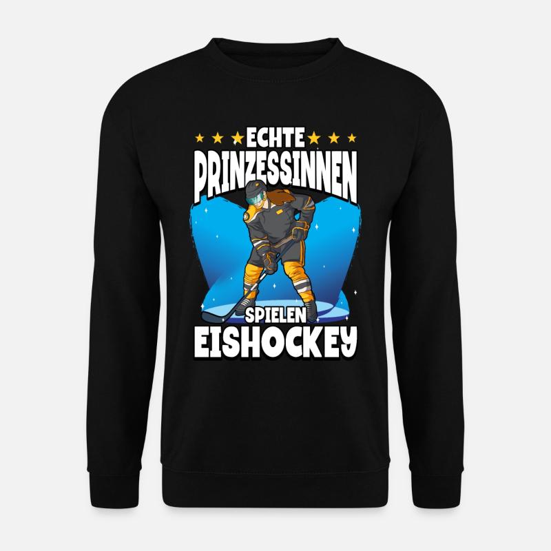 Eishockey Frauen Eishockeyspielerin - Unisex Pullover - Schwarz